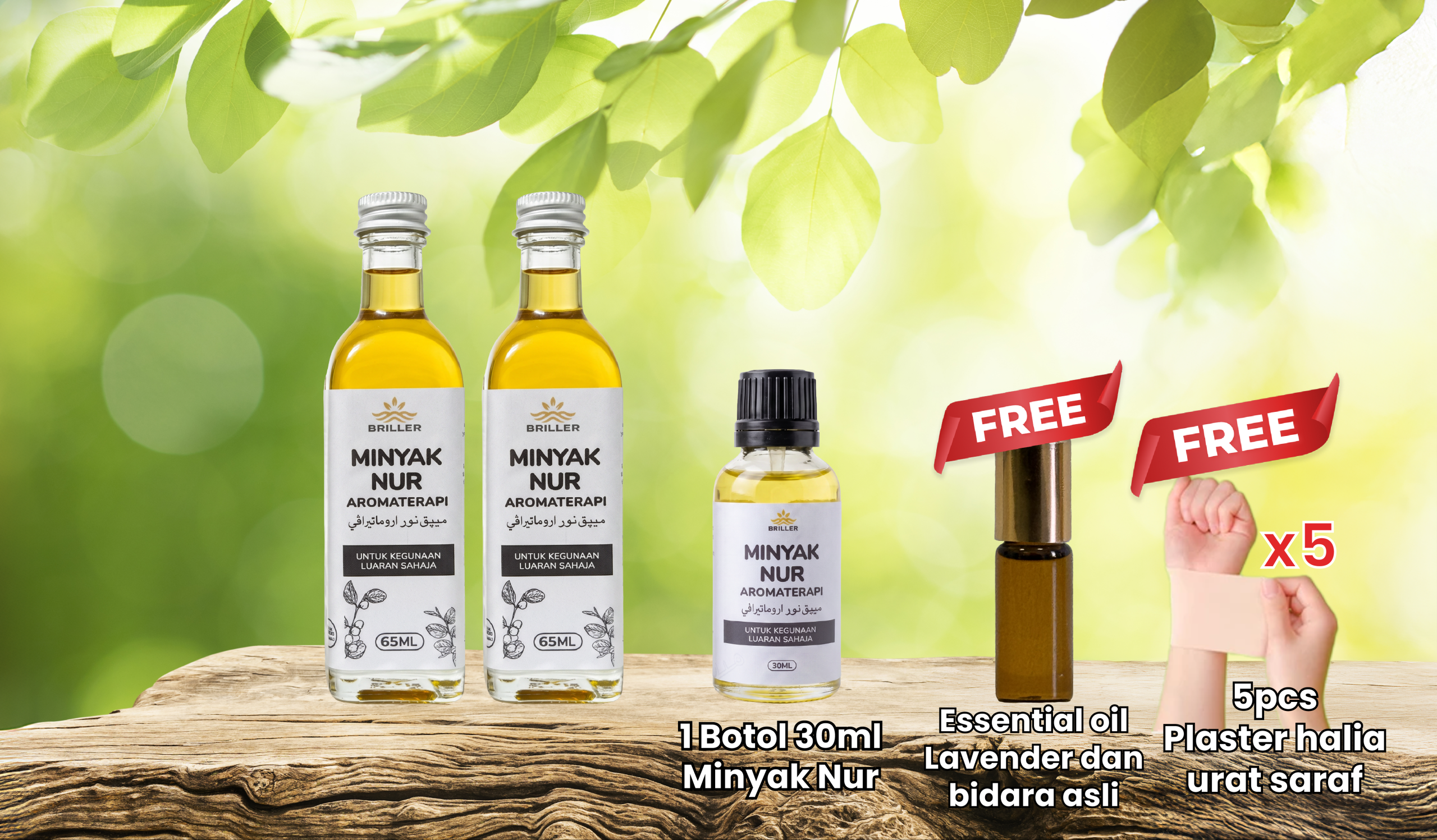 2 Botol Besar + 1 Botol Kecil