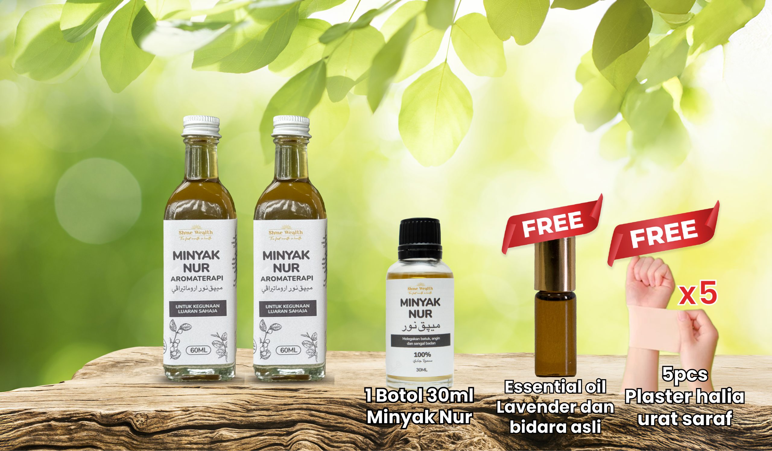 2 Botol Besar + 1 Botol Kecil